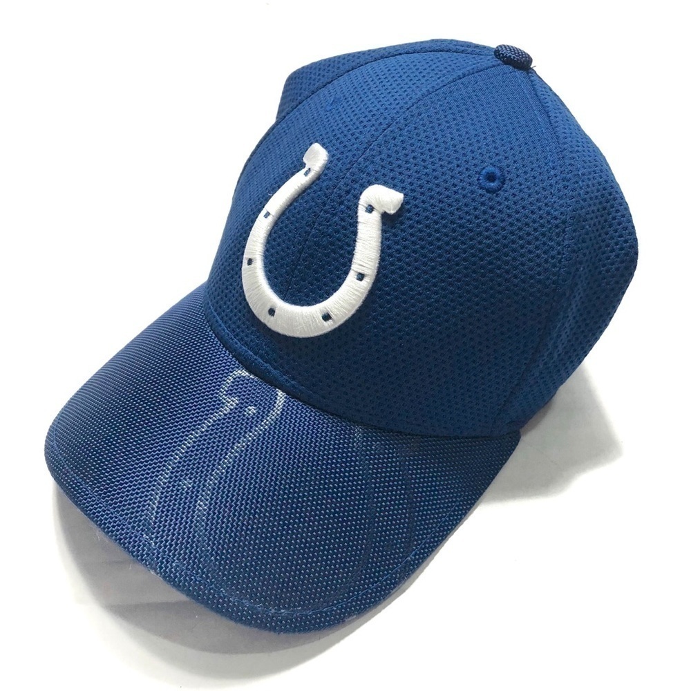 Indianapolis Colts New Era Hat Medium Large Cap Blue NFL Football